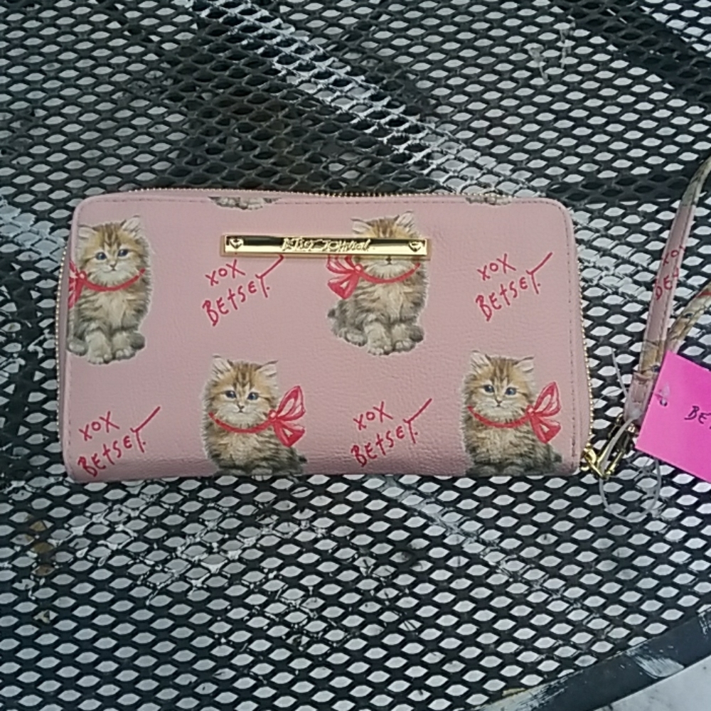Betsey Johnson cat wallet